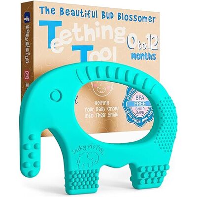 baby elefun Store BABY ELEFUN Teething Toy for Baby Cute Effective & Easy to Hold BPA Free Silicon baby elefun Store BABY ELEFUN Teething Toy for Baby Cute Effective & Easy to Hold BPA Free Silicon