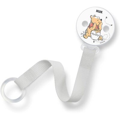 NUK Winnie The Pooh Dummy Band & Clip - All Soothers NUK Winnie The Pooh Dummy Band & Clip - All Soothers