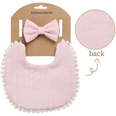 Maxpower (Ivory) Baby Boys Girls Bibs & Headband Floral PrintS Tassel Dinner Saliva Towel Maxpower (Ivory) Baby Boys Girls Bibs & Headband Floral PrintS Tassel Dinner Saliva Towel