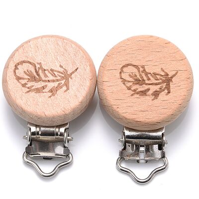 Maxpower (M) 5Pcs/Lot New Arrival Lovely Wooden Pacifier Clip Natural Beech Wood Accessor Maxpower (M) 5Pcs/Lot New Arrival Lovely Wooden Pacifier Clip Natural Beech Wood Accessor