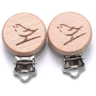 Maxpower (P) 5Pcs/Lot New Arrival Lovely Wooden Pacifier Clip Natural Beech Wood Accessor Maxpower (P) 5Pcs/Lot New Arrival Lovely Wooden Pacifier Clip Natural Beech Wood Accessor