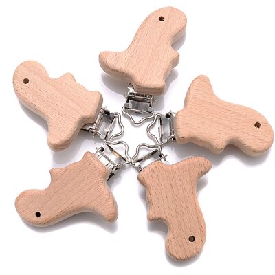 Maxpower (Z) 5Pcs/Lot New Arrival Lovely Wooden Pacifier Clip Natural Beech Wood Accessor Maxpower (Z) 5Pcs/Lot New Arrival Lovely Wooden Pacifier Clip Natural Beech Wood Accessor