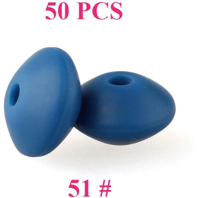 Maxpower (51) 50pcs Baby Silicone Beads 12mm Lentil Beads Food Grade DIY pacifier clip Ne Maxpower (51) 50pcs Baby Silicone Beads 12mm Lentil Beads Food Grade DIY pacifier clip Ne