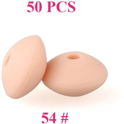 Maxpower (54) 50pcs Baby Silicone Beads 12mm Lentil Beads Food Grade DIY pacifier clip Ne Maxpower (54) 50pcs Baby Silicone Beads 12mm Lentil Beads Food Grade DIY pacifier clip Ne