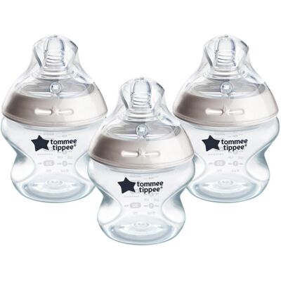 Tommee Tippee Natural Start Anti-Colic Baby Bottle, 150 ml, 0+ months, Slow Flow Tommee Tippee Natural Start Anti-Colic Baby Bottle, 150 ml, 0+ months, Slow Flow