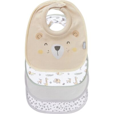 Nuby Snug and Dry Bibs Organic Cotton Machine Washable Padded Neckline 048526999 Nuby Snug and Dry Bibs Organic Cotton Machine Washable Padded Neckline 048526999