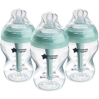 Tommee Tippee Baby Bottles, Advanced Anti-Colic Baby Bottle with Slow Flow Breas Tommee Tippee Baby Bottles, Advanced Anti-Colic Baby Bottle with Slow Flow Breas