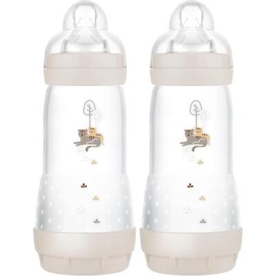 MAM Easy Start Anti-Colic Baby Bottles 2 Pack (2 x 320ml) Self-Sterlising MAM Easy Start Anti-Colic Baby Bottles 2 Pack (2 x 320ml) Self-Sterlising