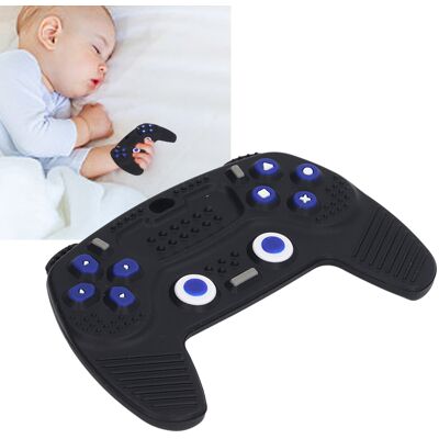 Unbranded Baby Teether Controller Shaped Silicone Toy Black, Soft & Safe Teething Aid Unbranded Baby Teether Controller Shaped Silicone Toy Black, Soft & Safe Teething Aid