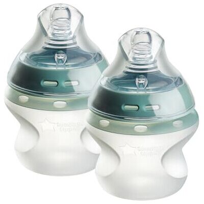 Tommee Tippee Baby Bottles, Natural Start Silicone Anti-Colic Baby Bottle with S Tommee Tippee Baby Bottles, Natural Start Silicone Anti-Colic Baby Bottle with S