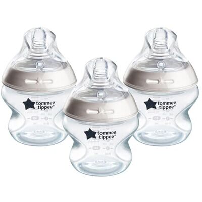 Tommee Tippee Natural Start Anti-Colic Baby Bottle, 150 ml, 0+ months, Slow Flow Tommee Tippee Natural Start Anti-Colic Baby Bottle, 150 ml, 0+ months, Slow Flow
