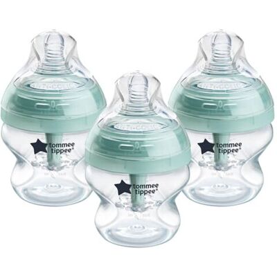 Tommee Tippee Baby Bottles, Advanced Anti-Colic Baby Bottle with Slow Flow Breas Tommee Tippee Baby Bottles, Advanced Anti-Colic Baby Bottle with Slow Flow Breas