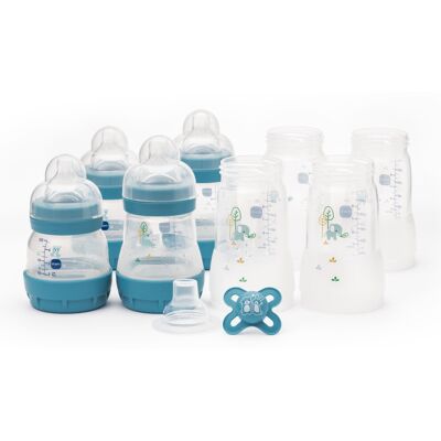 MAM Easy Start Anti-Colic Bottle Starter Set Includes 4X Feeding Bottles and M MAM Easy Start Anti-Colic Bottle Starter Set Includes 4X Feeding Bottles and M