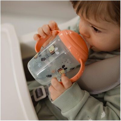 Nuby Polypropylene PP Grip N Sip Water Bottle No Spill Sippy Cup 240m Nuby Polypropylene PP Grip N Sip Water Bottle No Spill Sippy Cup 240m