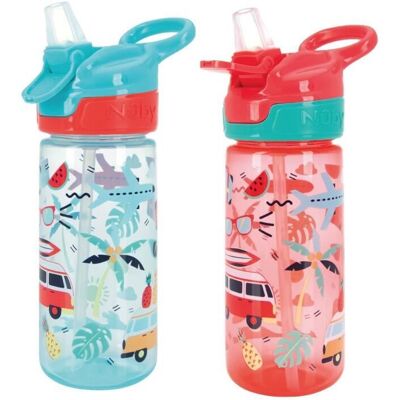 Set of 2 water bottles - NUBY - Super Quench - 540 ml - Pink Set of 2 water bottles - NUBY - Super Quench - 540 ml - Pink