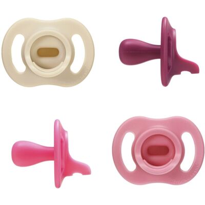 Tommee Tippee Ultra-Light StayPut Dummy, 6-18m, 4-Pack, One-Piece Silicone Sooth Tommee Tippee Ultra-Light StayPut Dummy, 6-18m, 4-Pack, One-Piece Silicone Sooth
