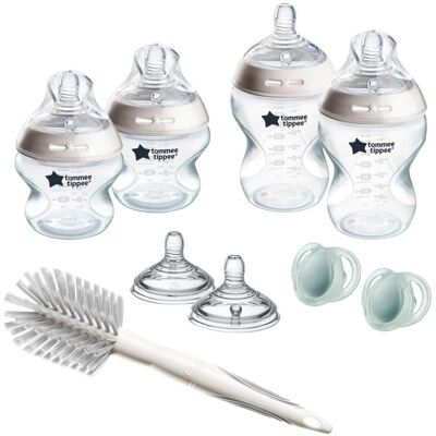Tommee Tippee Natural Start Newborn Starter Set, 150ml and 260ml Anti-Colic Baby Tommee Tippee Natural Start Newborn Starter Set, 150ml and 260ml Anti-Colic Baby