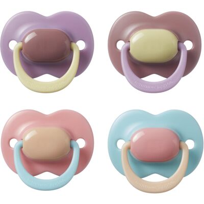 Tommee Tippee Ultimate Fit Soother, 18-36 Months, 4 Pack, Colour Blocked, Orthod Tommee Tippee Ultimate Fit Soother, 18-36 Months, 4 Pack, Colour Blocked, Orthod