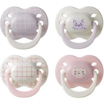 Tommee Tippee Ultimate Fit Soother, 0-6 Months, 4 Pack, Orthodontic Dummy for Ba Tommee Tippee Ultimate Fit Soother, 0-6 Months, 4 Pack, Orthodontic Dummy for Ba