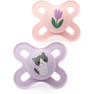 MAM Original Start Soothers 0-2 Months 2 Pack Newborn Dummies Comes in D MAM Original Start Soothers 0-2 Months 2 Pack Newborn Dummies Comes in D