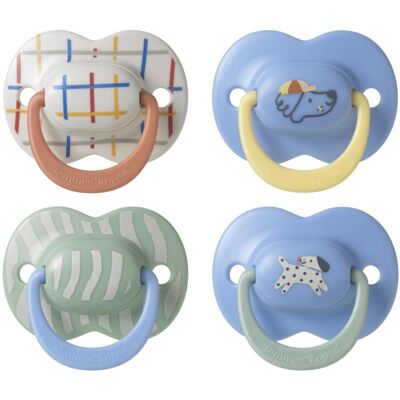 Tommee Tippee Ultimate Fit Soother, 6-18 Months, 4 Pack, Orthodontic Dummy for B Tommee Tippee Ultimate Fit Soother, 6-18 Months, 4 Pack, Orthodontic Dummy for B