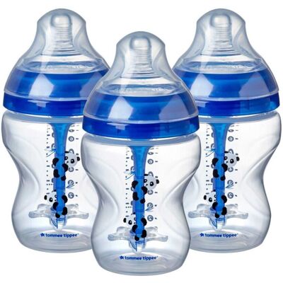 Tommee Tippee Advanced Anti-Colic Baby Bottle, Breast-Like Teat and Heat Sensing Tommee Tippee Advanced Anti-Colic Baby Bottle, Breast-Like Teat and Heat Sensing