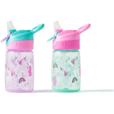 Nuby Incredible Gulp Water Bottle - No Spill Active Toddler Sippy Cup 360ml / Nuby Incredible Gulp Water Bottle - No Spill Active Toddler Sippy Cup 360ml /