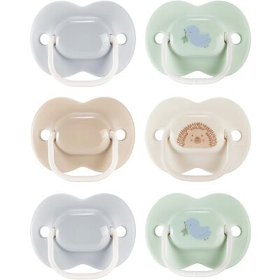 Tommee Tippee Anytime Soothers, 0-6m, 6 Pack, Symmetrical Teat Sits Anyway Up, B Tommee Tippee Anytime Soothers, 0-6m, 6 Pack, Symmetrical Teat Sits Anyway Up, B