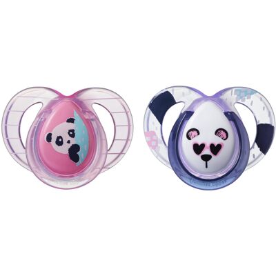 Tommee Tippee Anytime Soothers, 6-18m, 2 Pack, Symmetrical Orthodontic Design, B Tommee Tippee Anytime Soothers, 6-18m, 2 Pack, Symmetrical Orthodontic Design, B
