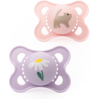 MAM Original Soothers 0-6 Months 2 Pack Comes in Dummy Steriliser Case S MAM Original Soothers 0-6 Months 2 Pack Comes in Dummy Steriliser Case S