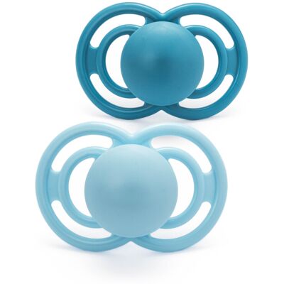 MAM Perfect Soothers 6-18 Months 2 Pack Comes in Dummy Steriliser Case S MAM Perfect Soothers 6-18 Months 2 Pack Comes in Dummy Steriliser Case S