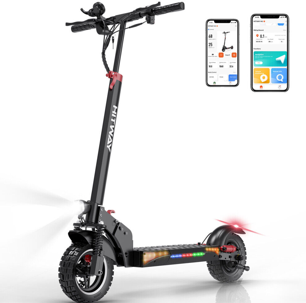 HITWAY Adult Electric Scooter 500W Folding Electric Scooter With APP