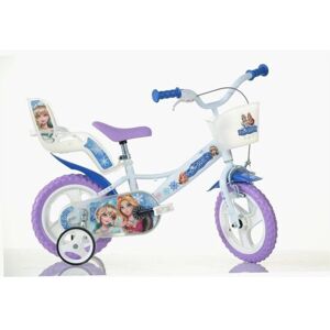 Dino Snow Queen 12" Bicycle - White/Blue Dino Snow Queen 12" Bicycle - White/Blue