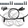 Unbranded Mtb Bike Hydraulic Disc Brake Set Front Rear Brake Pair Disc Brake Disc