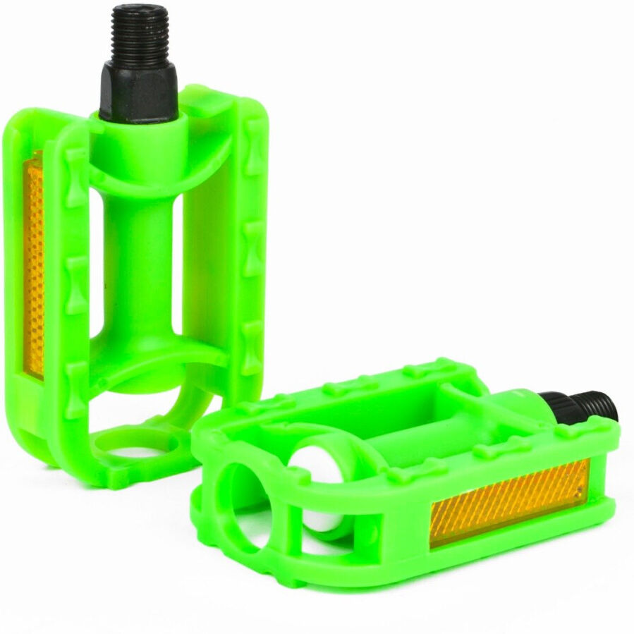 Komodo (Green) Kids Bike Pedals 1/2" Childrens Half Inch Bicycle