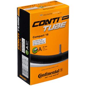(16 Inch, Black) Continental Compact Schrader Valve Inner Tube (16 Inch, Black) Continental Compact Schrader Valve Inner Tube