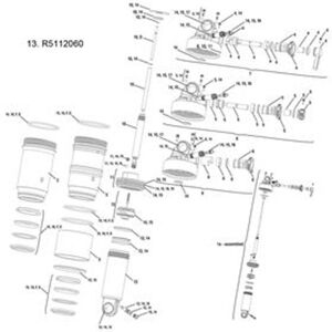 (200 X 51) RockShox Rear Shock Spare Damper Body/ IFP Fast Monarch 2014-17 (200 X 51) RockShox Rear Shock Spare Damper Body/ IFP Fast Monarch 2014-17