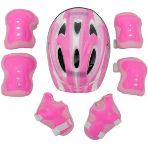 Unbranded (Pink ) 7 pieces/set of children's bicycle helmet, knee and elbow protection Unbranded (Pink ) 7 pieces/set of children's bicycle helmet, knee and elbow protection