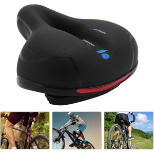 Unbranded Wide Extra Comfy Gel Bicycle Saddle - Universal Fit, Breathable Cutout Seat with Unbranded Wide Extra Comfy Gel Bicycle Saddle - Universal Fit, Breathable Cutout Seat with