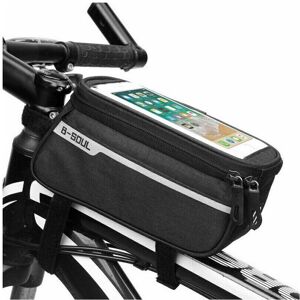 Unbranded (Black) Bicycle Bike Bag Frame Pannier Cross Bar Top Tube Waterproof Mobile Phon Unbranded (Black) Bicycle Bike Bag Frame Pannier Cross Bar Top Tube Waterproof Mobile Phon