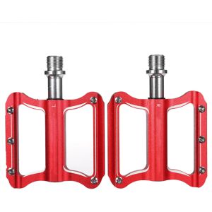 GreenZech (Red) Bike Pedals Anti-slip Mountain Road Platform Aluminum Alloy Flat 1 Pair GreenZech (Red) Bike Pedals Anti-slip Mountain Road Platform Aluminum Alloy Flat 1 Pair