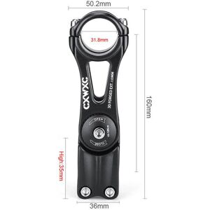 GreenZech (31.8*110mm/1.25*4.33in) Bicycle Stem Adjustable Bike Handlebar Stem Clamp Fork GreenZech (31.8*110mm/1.25*4.33in) Bicycle Stem Adjustable Bike Handlebar Stem Clamp Fork