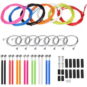 GreenZech (Pink) Front & Rear Brake Gear Cable Kit Inner Outer MTB Mountain Bike Bicycle GreenZech (Pink) Front & Rear Brake Gear Cable Kit Inner Outer MTB Mountain Bike Bicycle