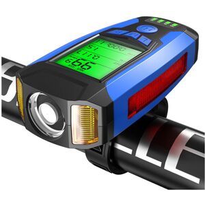 GreenZech (Blue) Bike Light + USB Horn Lamp + Speed Meter LCD Screen 5-Modes Waterproof GreenZech (Blue) Bike Light + USB Horn Lamp + Speed Meter LCD Screen 5-Modes Waterproof