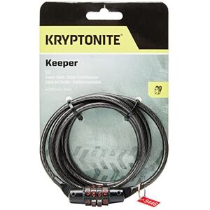 Kryptonite Keeper 512 Combination Cable Bike Lock , Grey/Black , 4 x 5mm Kryptonite Keeper 512 Combination Cable Bike Lock , Grey/Black , 4 x 5mm