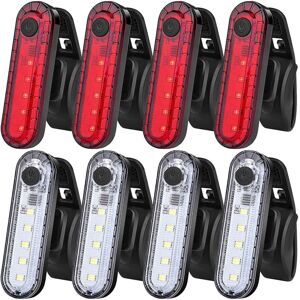 Tlily 8Pack USB Rechargeable LED Bike Tail Light,Front Headlight and Rear Bicycle Ligh Tlily 8Pack USB Rechargeable LED Bike Tail Light,Front Headlight and Rear Bicycle Ligh