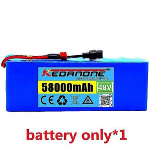 Unbranded (BatteryX1) 48v Lithium Ion Batterie 58ah 1000w 13s3p 18650 Li-ion Battery Pack Unbranded (BatteryX1) 48v Lithium Ion Batterie 58ah 1000w 13s3p 18650 Li-ion Battery Pack