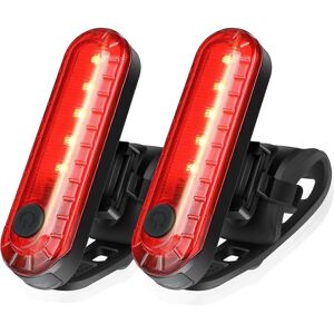 Unbranded Usb Rechargeable Led Bike Tail Light 2 Pack, Bright Bicycle Rear Cycling Safety Unbranded Usb Rechargeable Led Bike Tail Light 2 Pack, Bright Bicycle Rear Cycling Safety