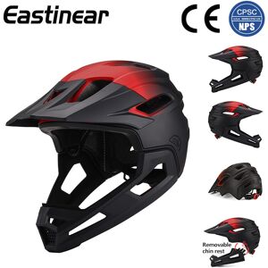 Unbranded (L-58-61cm, Red black) Eastinear's New Adult Bicycle Mountain Bike Helmet Full F Unbranded (L-58-61cm, Red black) Eastinear's New Adult Bicycle Mountain Bike Helmet Full F