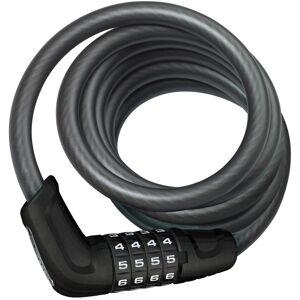 ABUS 6 Series Combo Coil Cable Lock Black 185cm/12mm ABUS 6 Series Combo Coil Cable Lock Black 185cm/12mm